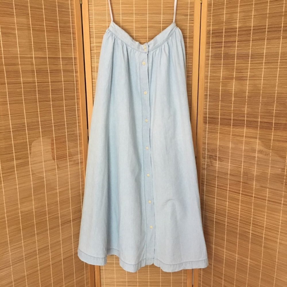 Ralph Lauren denim maxi skirt size 4 EUC